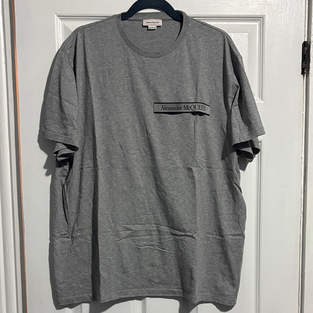 Alexander McQueen Charcoal Short Sleeve Tee